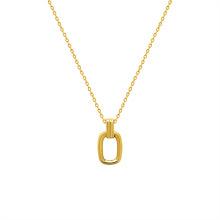 Shangjie OEM joyas Fashion Women Gold PLated Jewelry Titanium Designer Necklaces Stainless Steel Square Necklace Choker